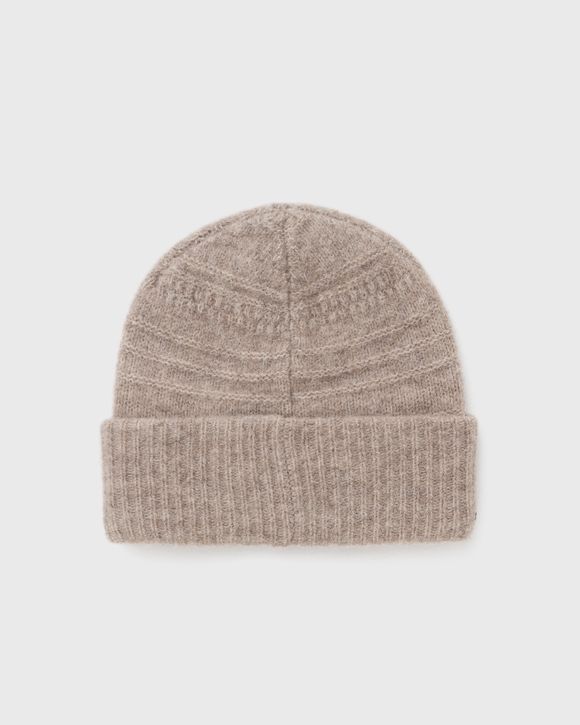 Ganni Soft Wool Beanie Beige | BSTN Store