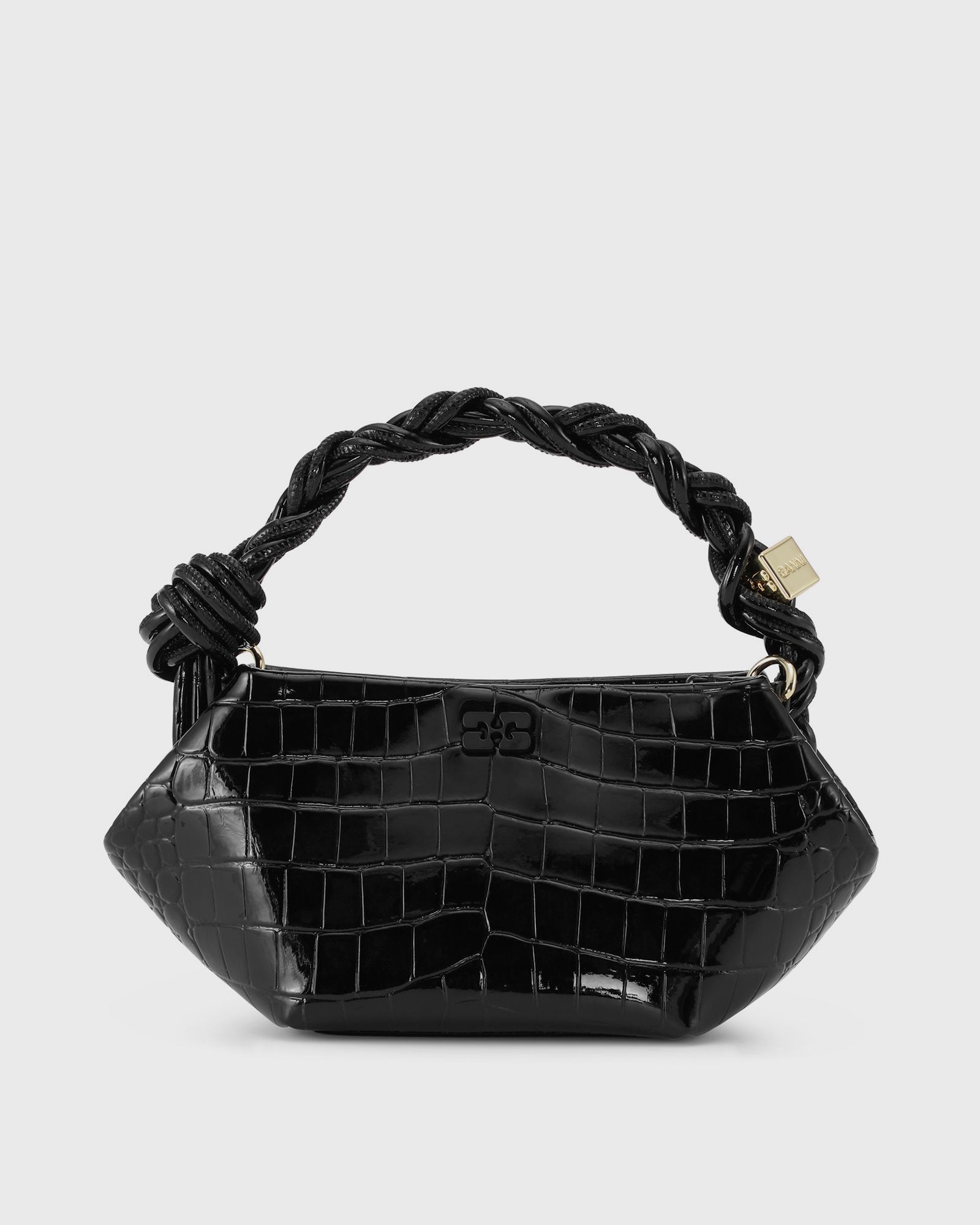 Ganni Bou Bag Mini Patent Croco