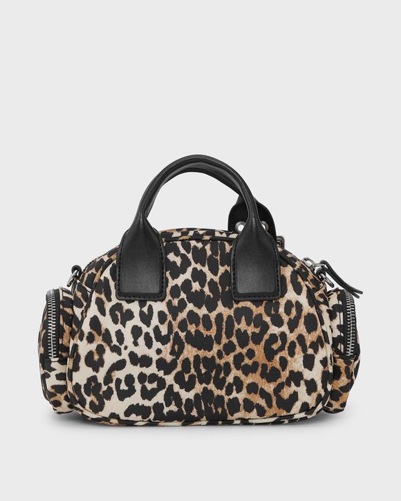 【関税＆送料込み】Ganni Mini Polochon Handbag Leopard Leopard Mini Polochon Bag | GANNI US