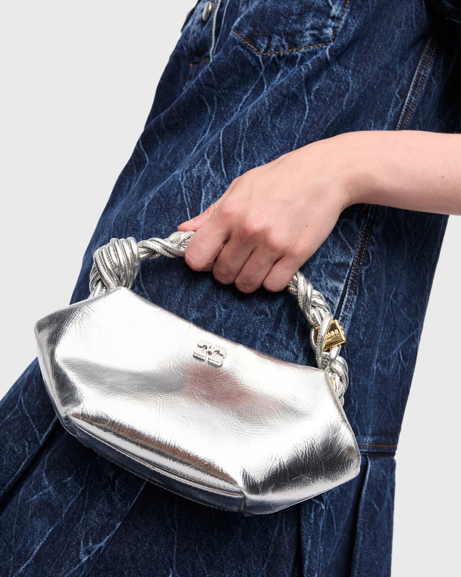 Ganni Bou Bag Mini Metallic