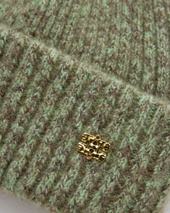 Melange Brushed Mohair Beanie