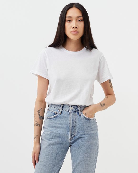 AGOLDE WMNS rena t shirt White WHITE