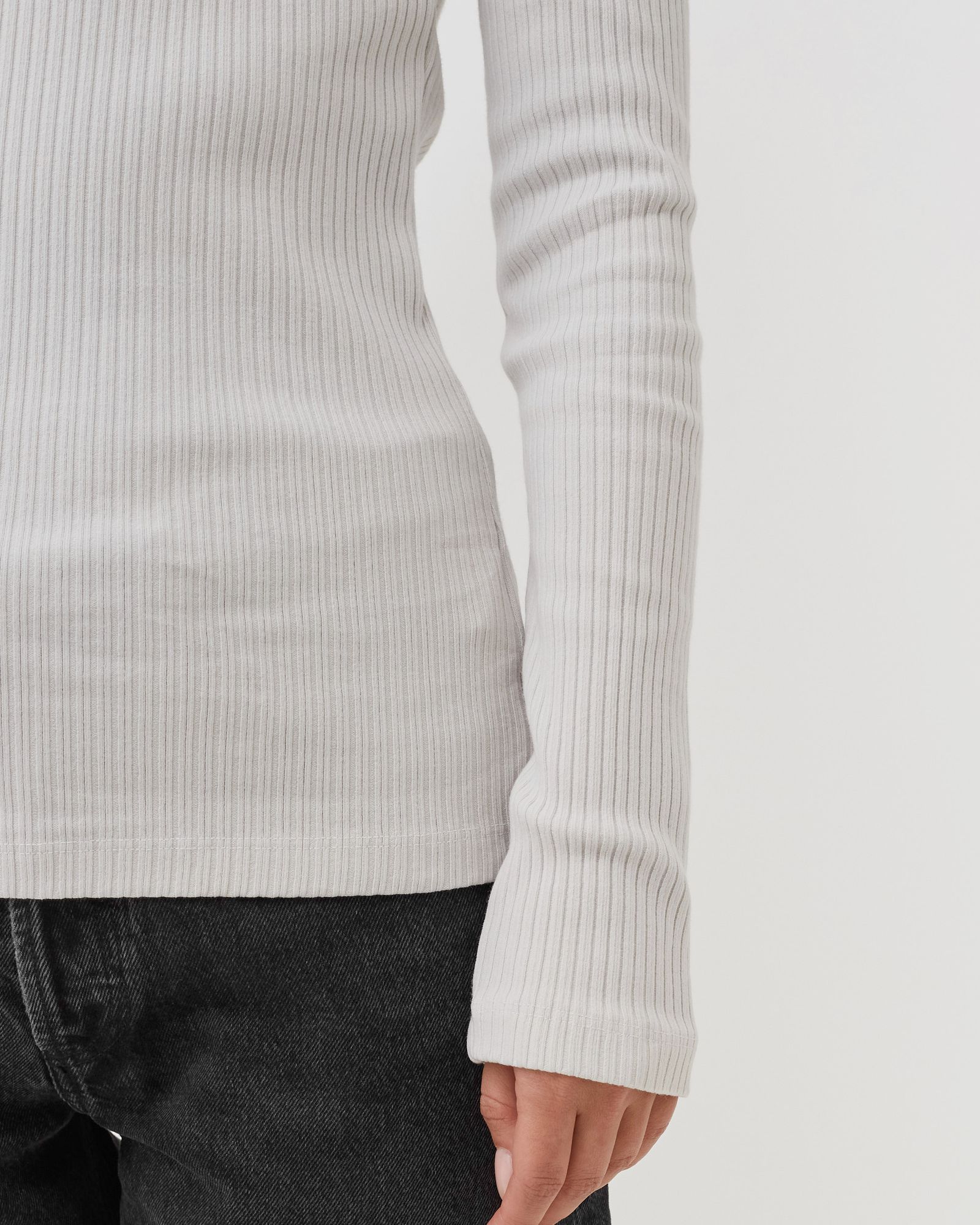 WMNS lyza cut out rib (organic cotton)