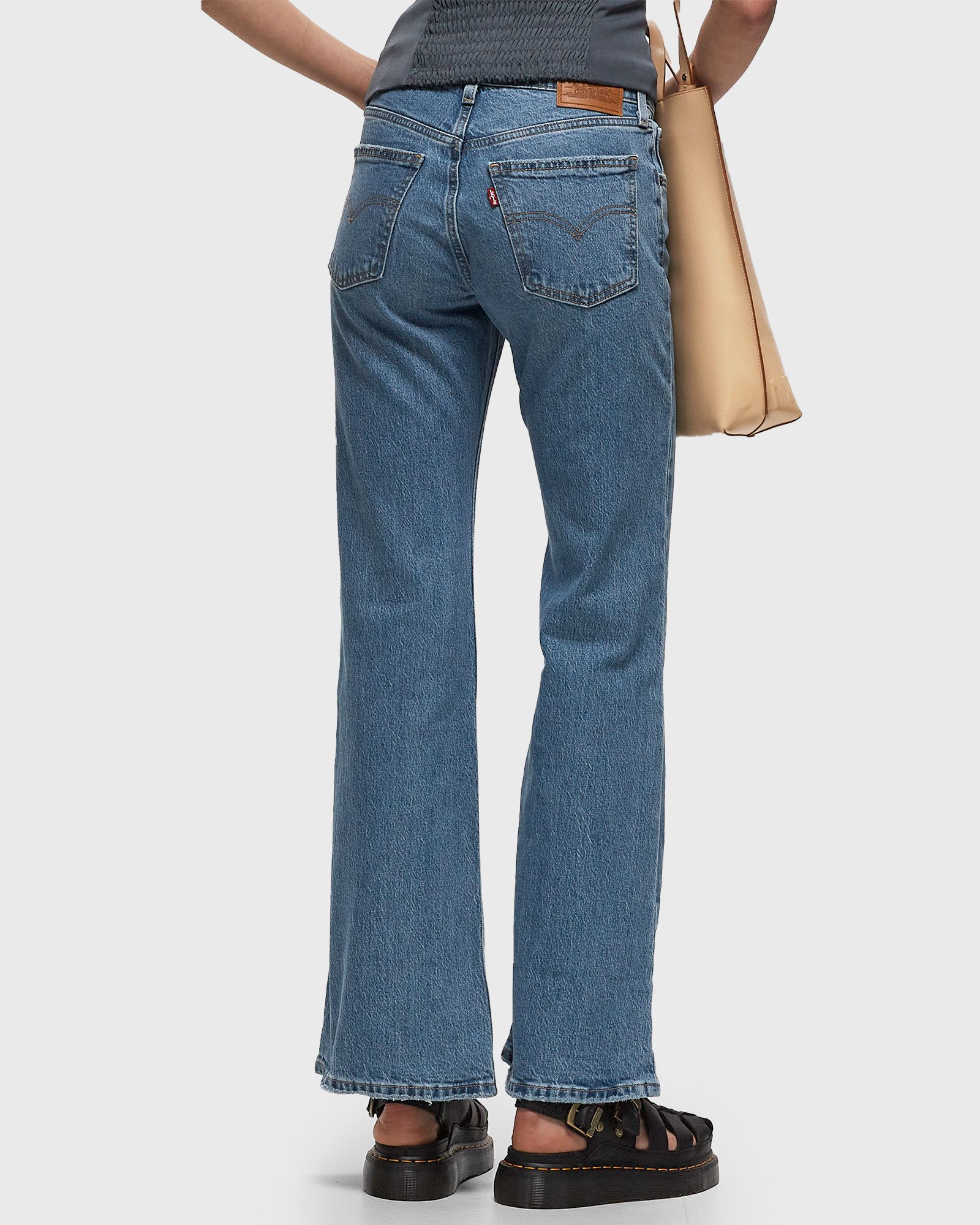 MIDDY FLARE MED INDIGO - WORN IN