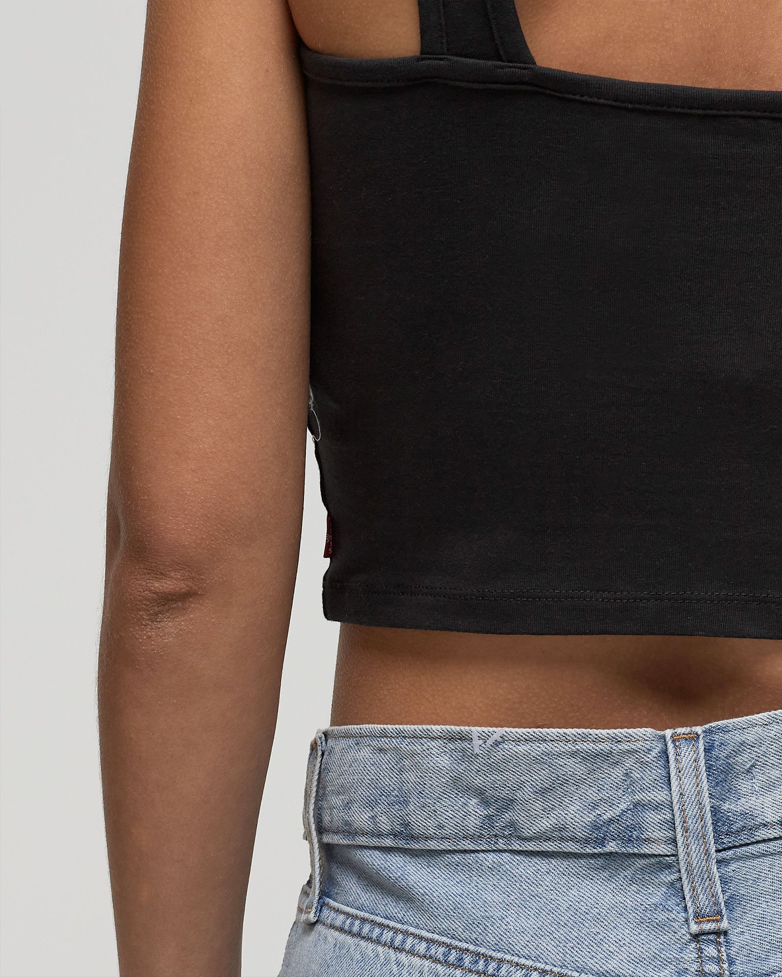 MARS CORSET TANK BLACKS