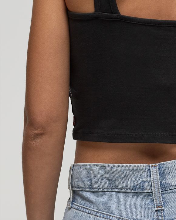 MARS CORSET TANK BLACKS