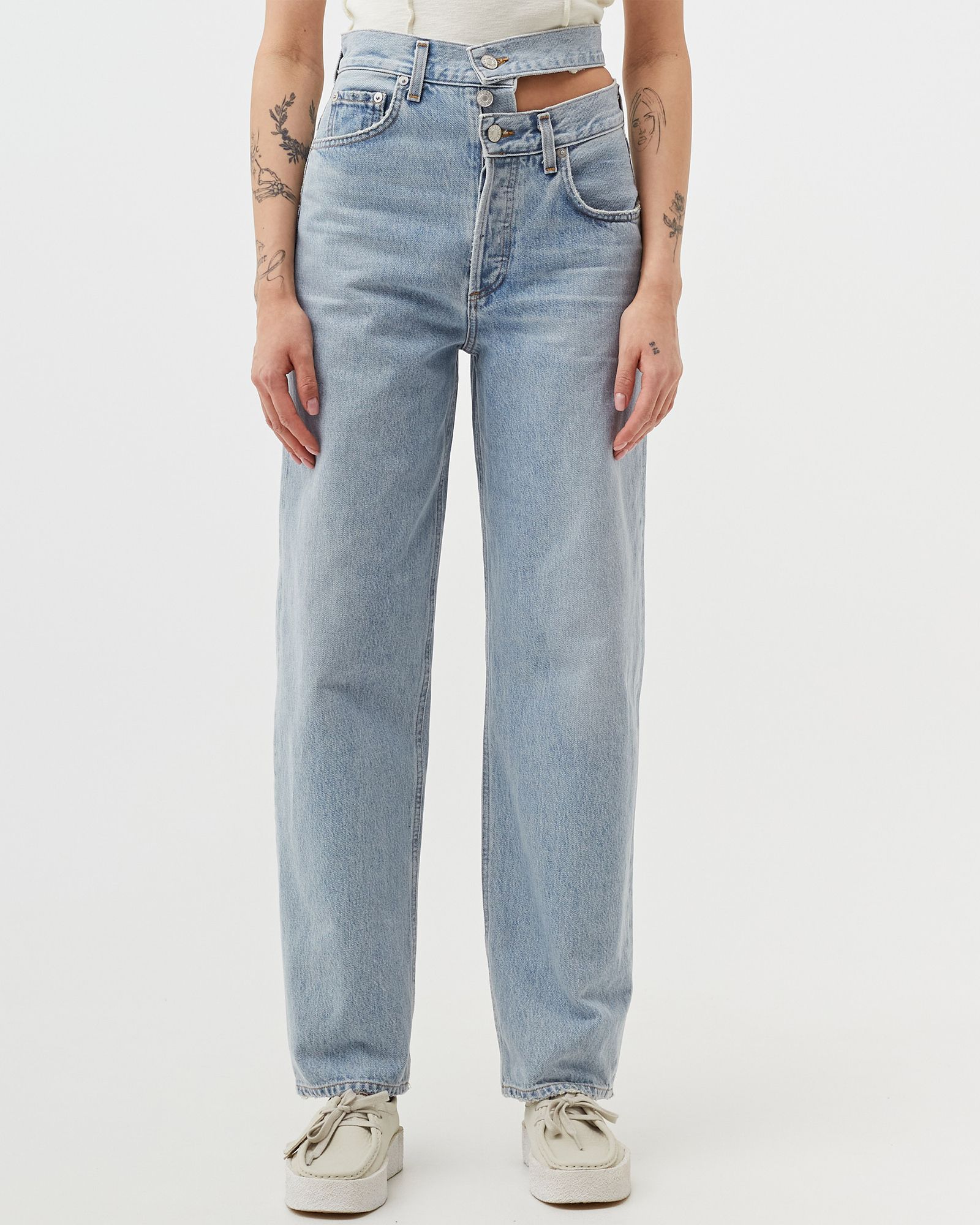 WMNS broken waistband jean 