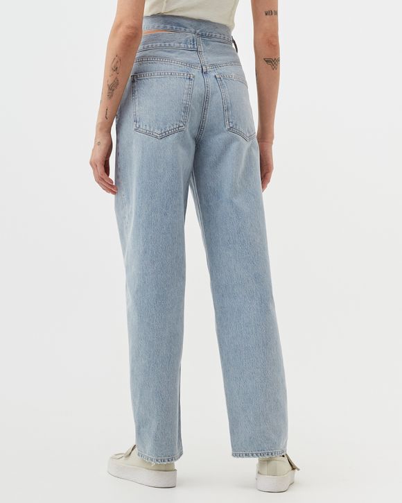 パンツ AGOLDE Broken Waistband Denim Pants Sideline A90451141SDELN Buy Agolde Broken Waistband Jean 'Sideline' - A9045 1141