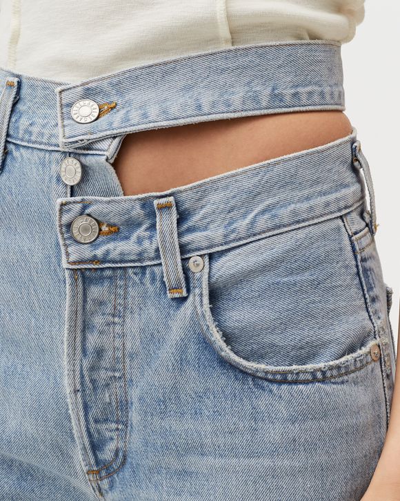 AGOLDE WMNS broken waistband jean Blue | BSTN Store