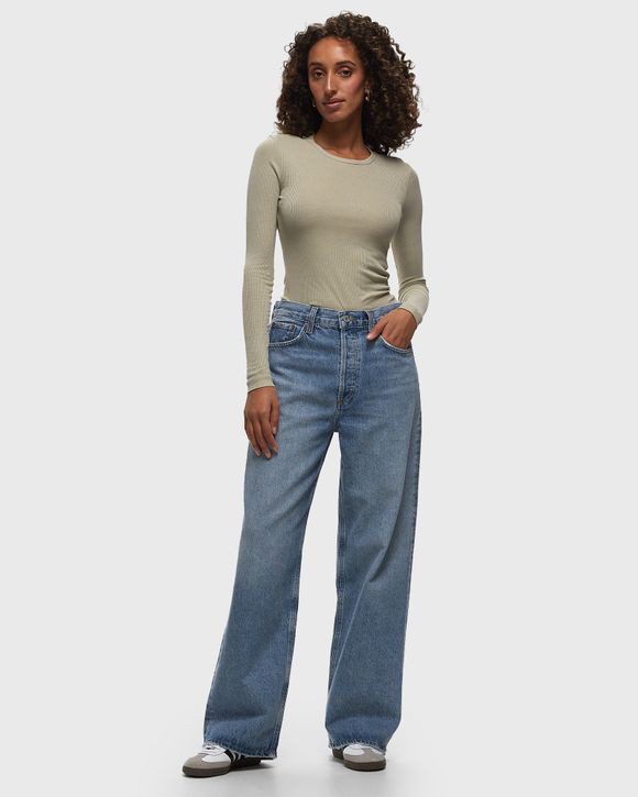 【関税込み】AGOLDE インディゴ Low Slung ジーンズ Agolde Low-Slung Baggy Jeans | Saks Fifth Avenue