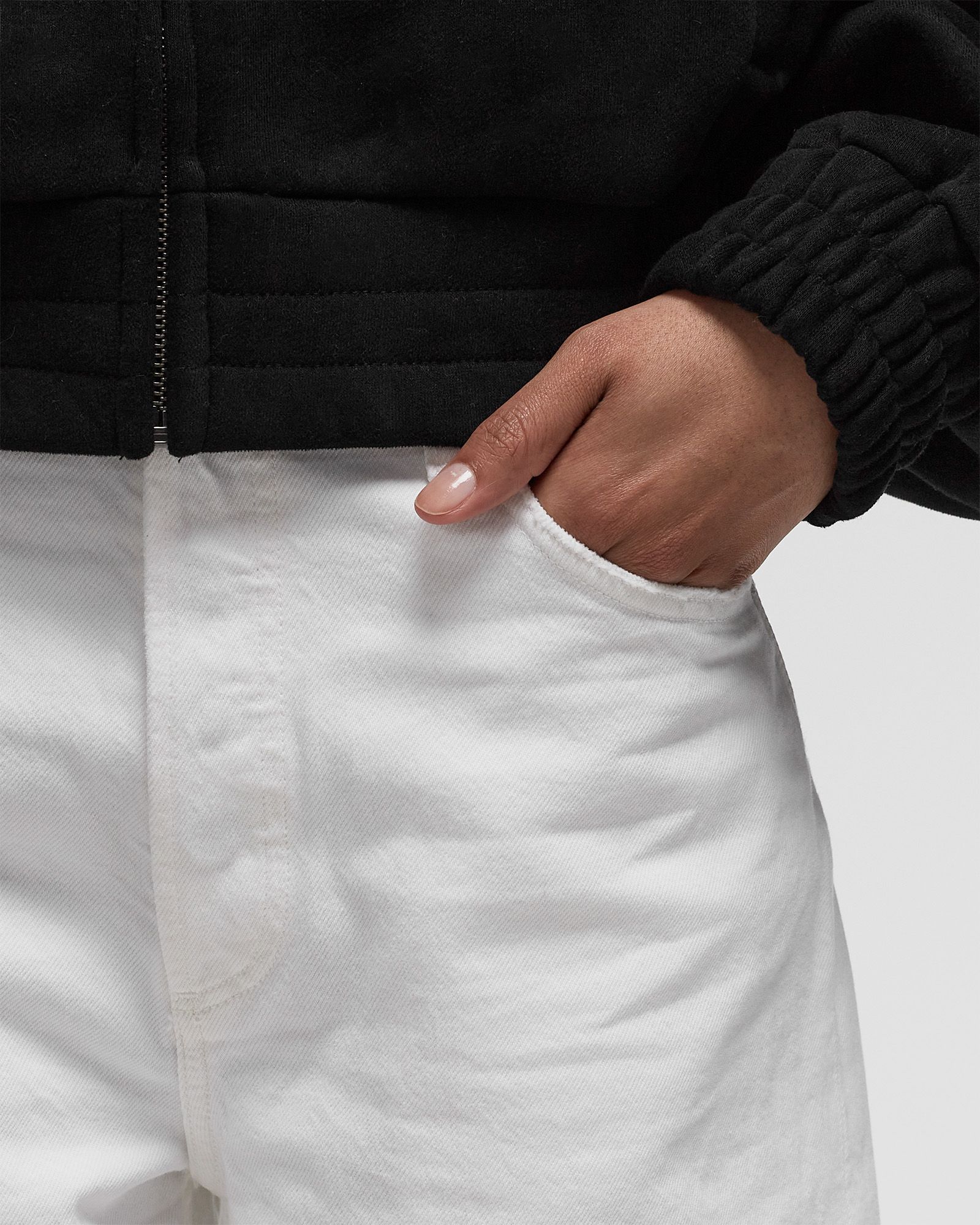 low slung baggy in milkshake