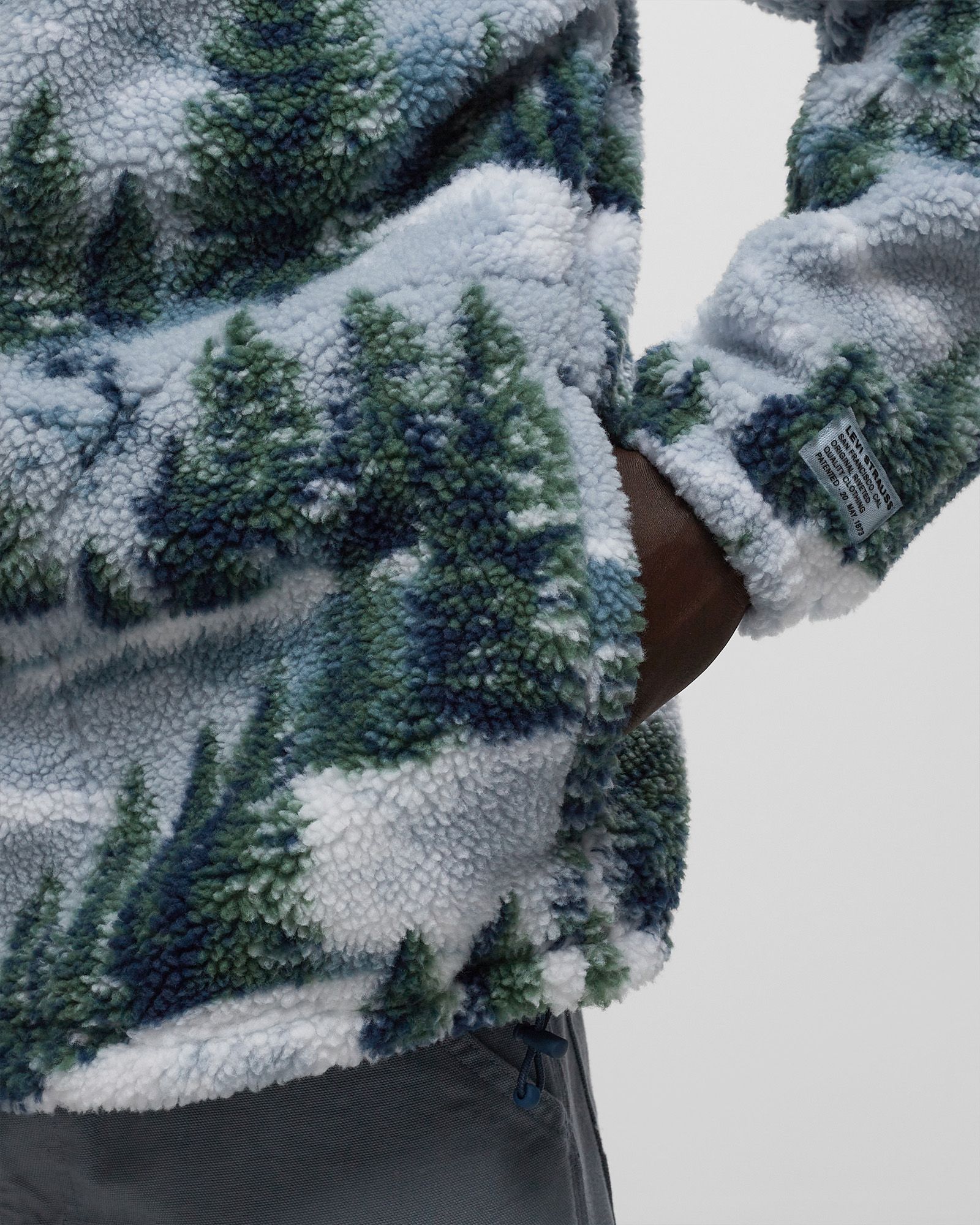 JACQUARD SHERPA FULL ZIP