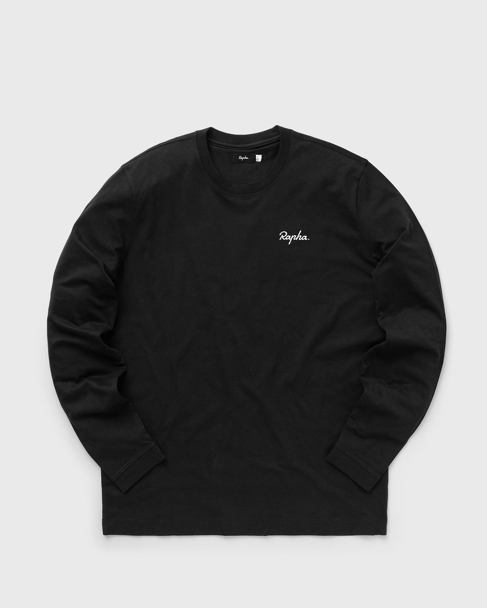 Rapha - logo long sleeve tee men longsleeves black in größe:s