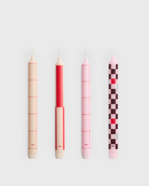 Pattern Candle Set of 4
