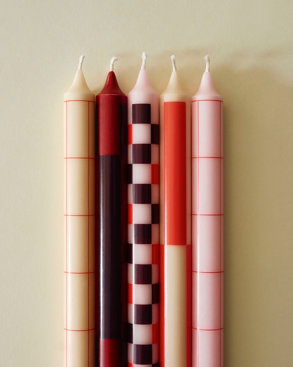 Pattern Candle Set of 4