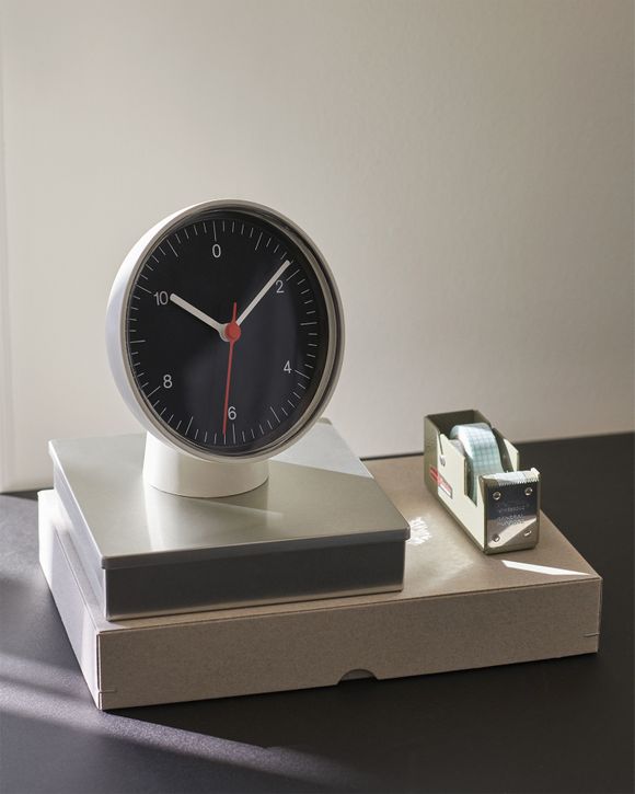 HAY Table Clock Black - BLACK​