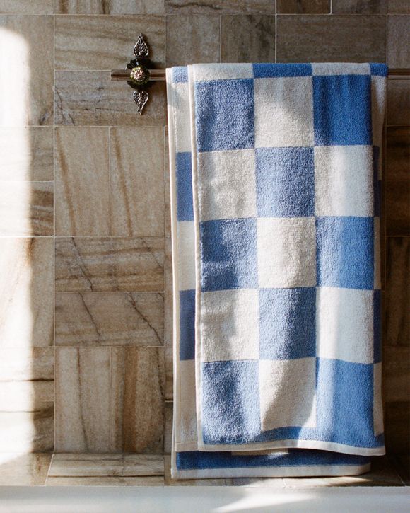 Check Bath Towel