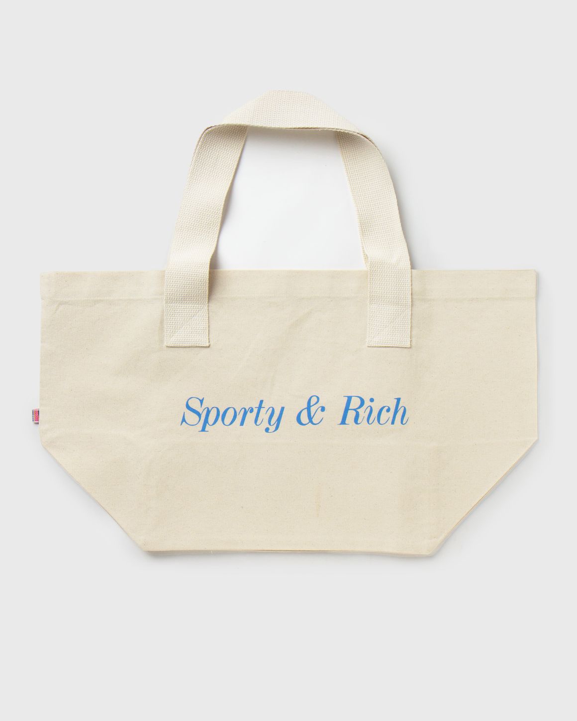 Sporty & Rich Classic Logo Tote Bag White | BSTN Store