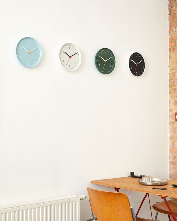 HAY Wall Clock Black - BLACK