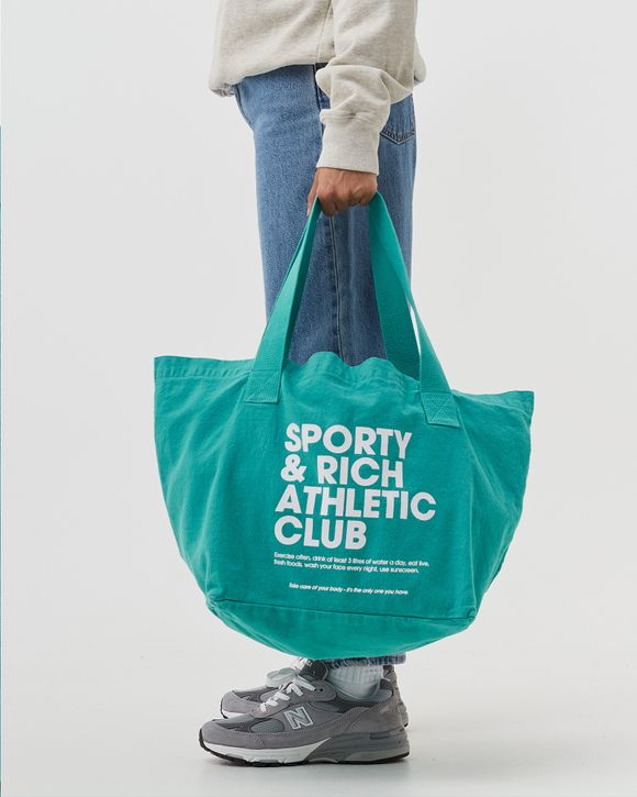 Sporty and rich tote bag green hotsell