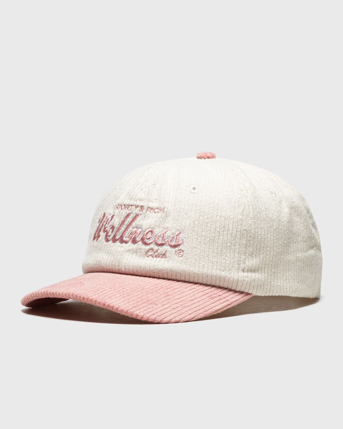 Sporty&Rich｜CAPS (Draft Corduroy Hat - White/Sage (AC03 Sporty&Rich｜CAPS (Draft Corduroy Hat - White/Sage (AC03