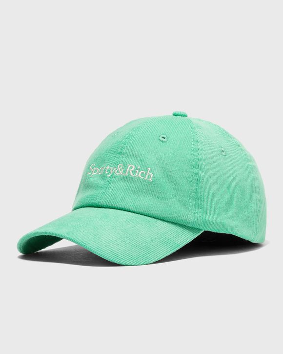 SERIF LOGO CORDUROY HAT