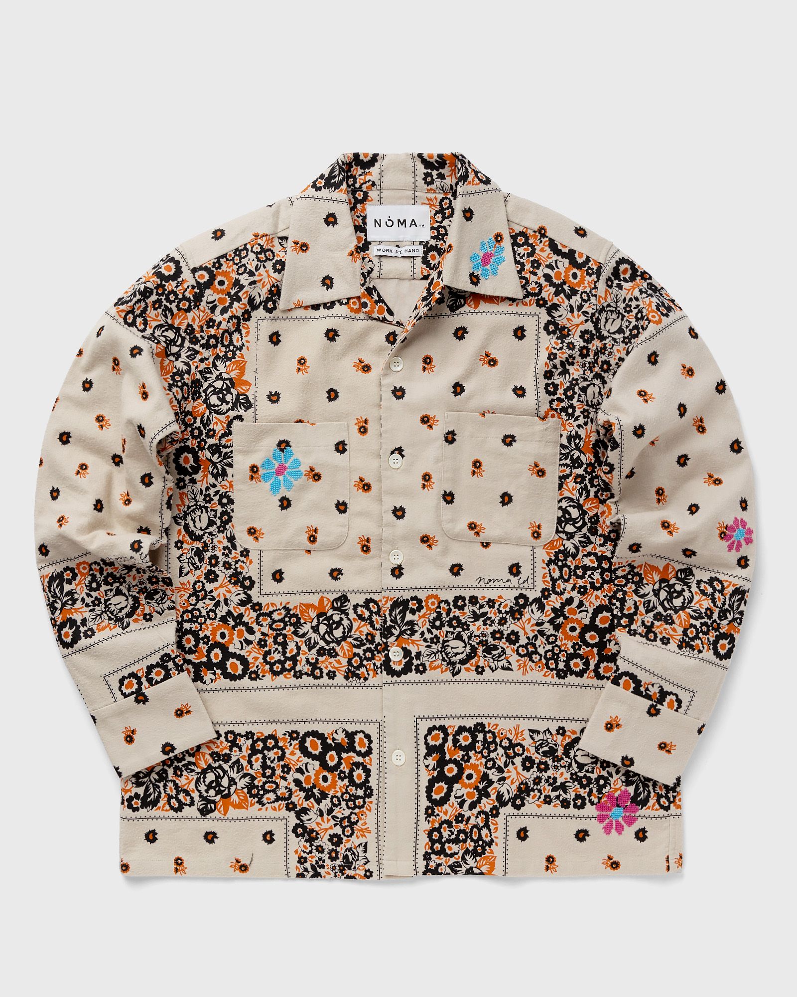 Adish x Noma t.d Embroidered Flannel Button Shirt