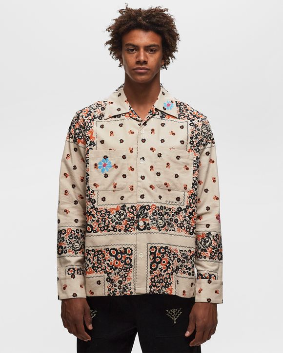 ADISH Adish x Noma t.d Embroidered Flannel Button Shirt