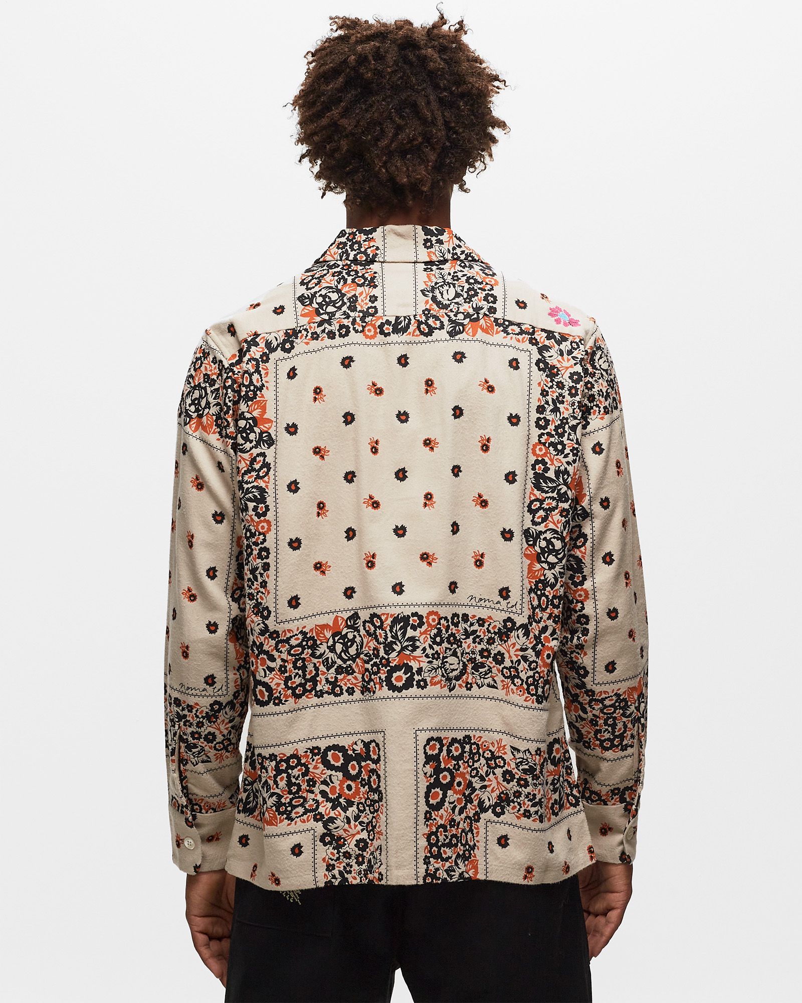 Adish x Noma t.d Embroidered Flannel Button Shirt