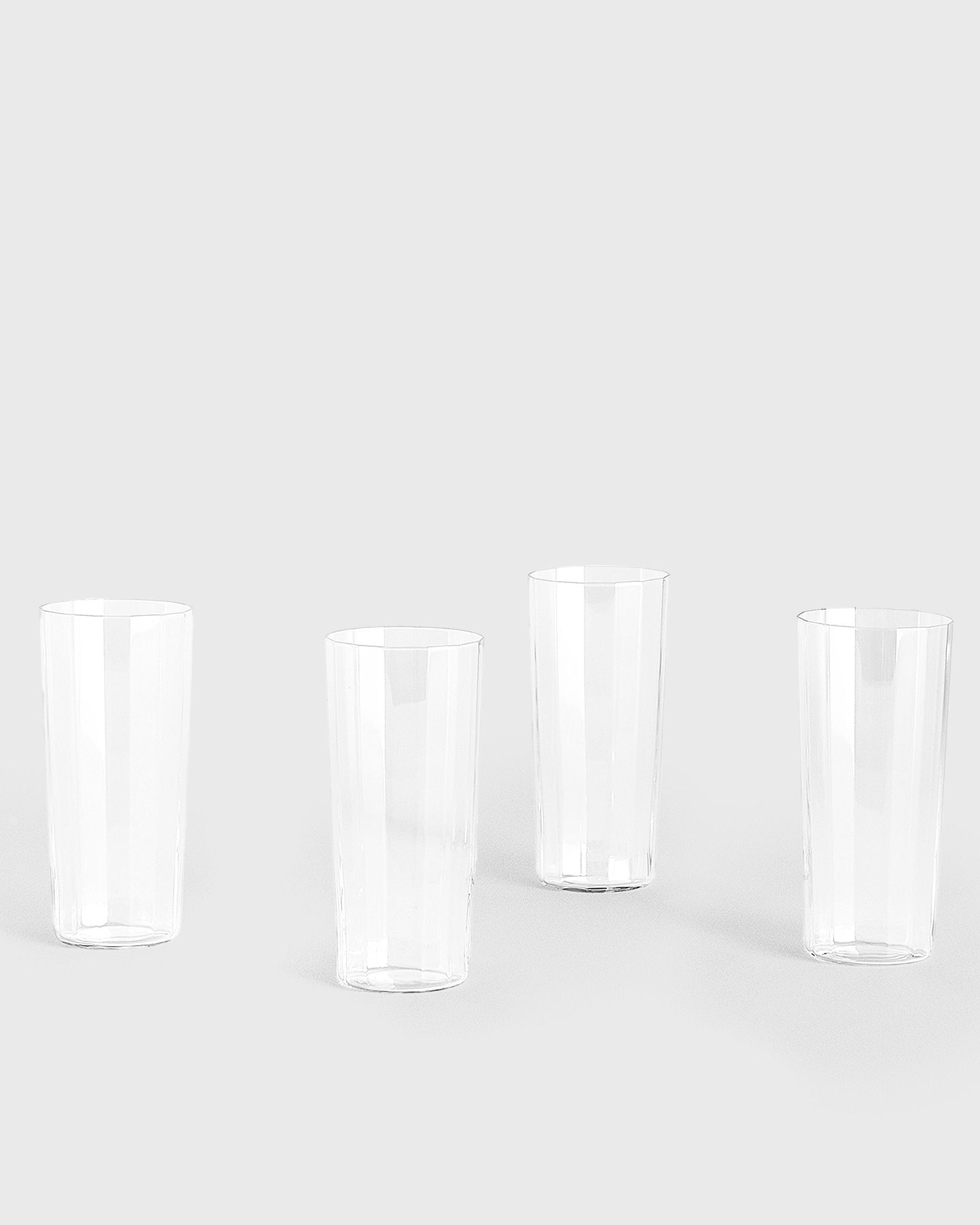 Angle Glass-Set of 4 Tall