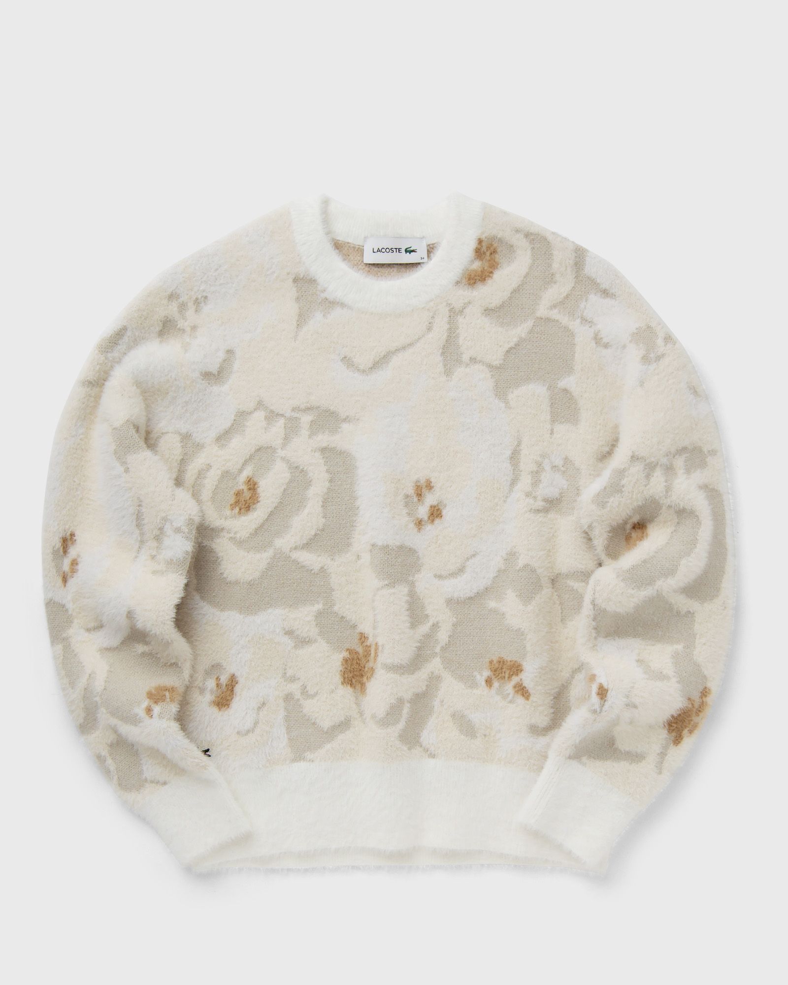 FLORAL JACQUARD INTARSIA SWEATER
