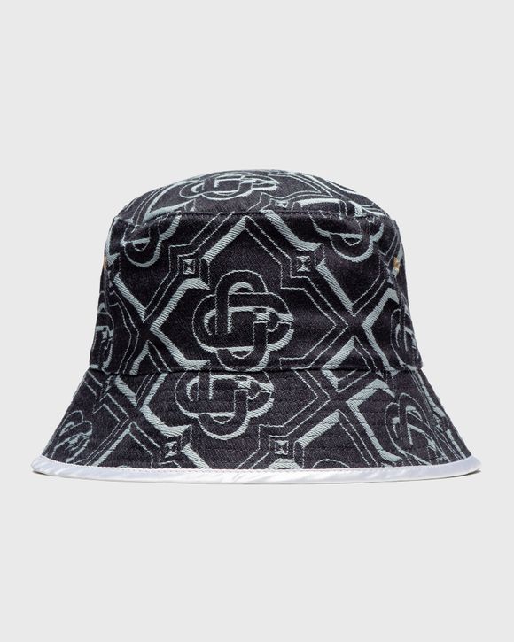 MONOGRAM DENIM INDIGO BUCKET HAT