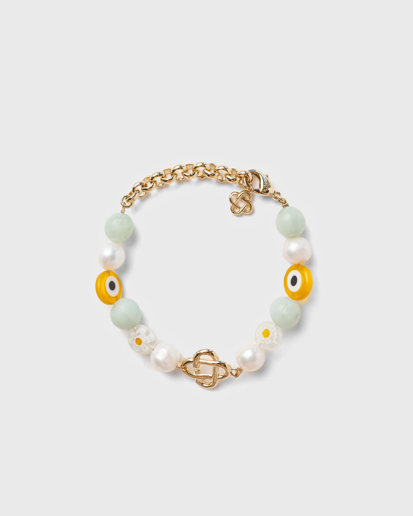 MINT & YELLOW CHARM BRACELET