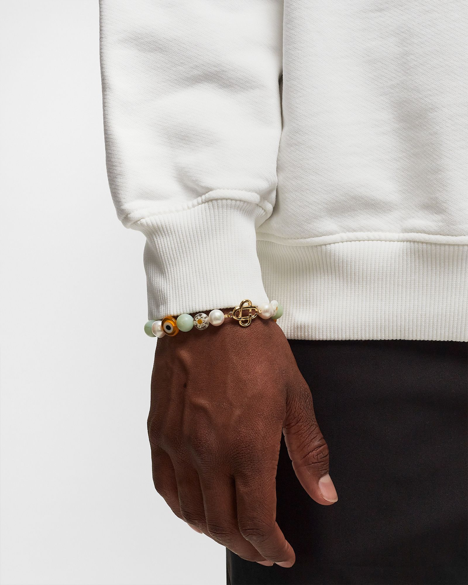 MINT & YELLOW CHARM BRACELET