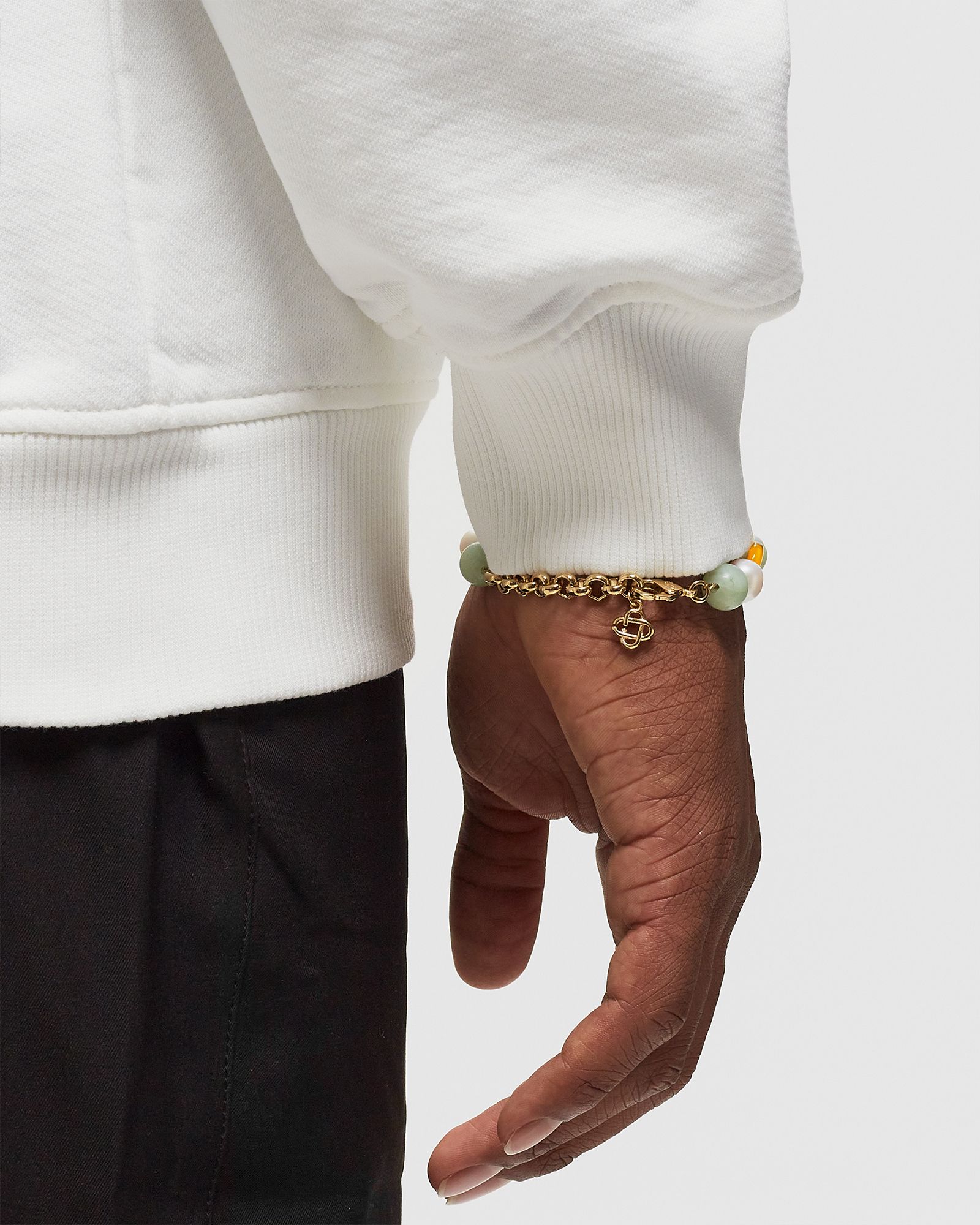 MINT & YELLOW CHARM BRACELET