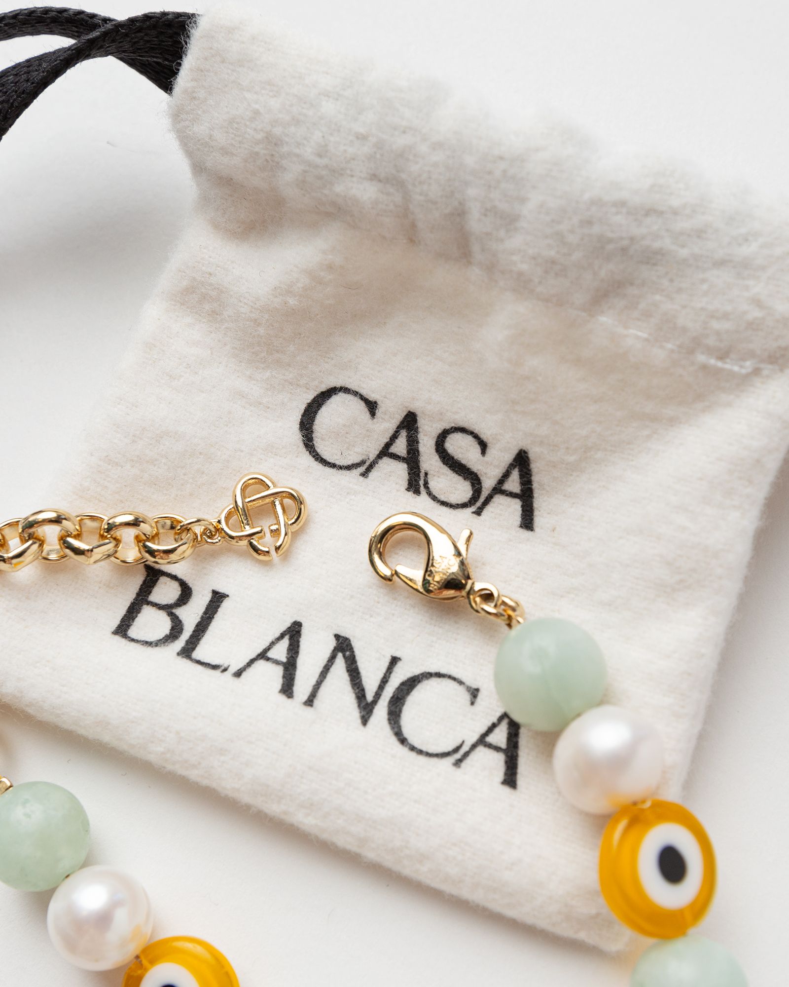 MINT & YELLOW CHARM BRACELET