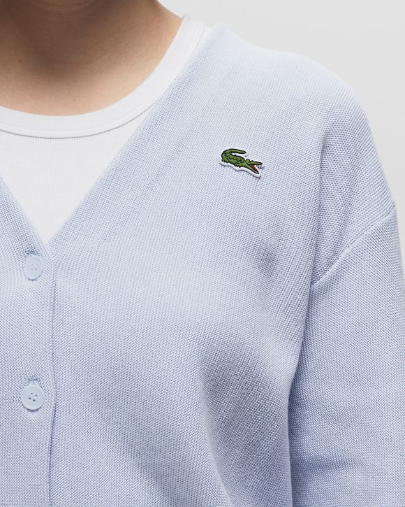 V NECK COTTON CARDIGAN