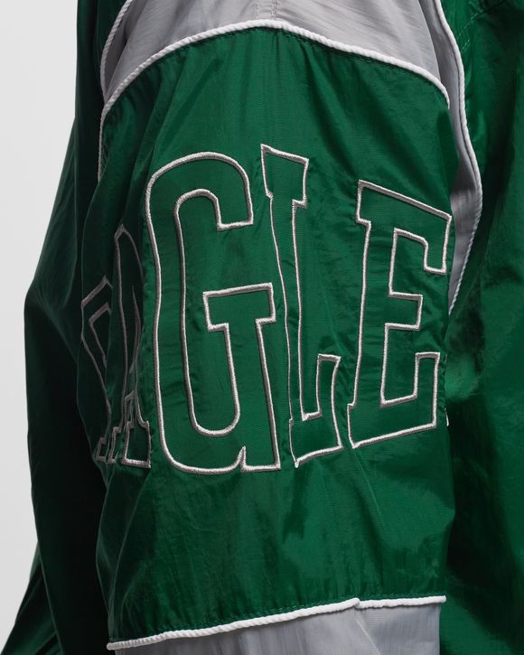 Men's Mitchell & Ness Black Philadelphia Eagles Throwback Taped Pullover  Hoodie