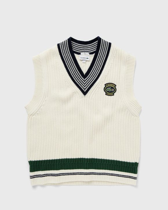 Lacoste sleeveless clearance jumper