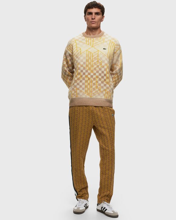 Men's Louis Vuitton Jumper Pullover Sweater Beige Crewneck