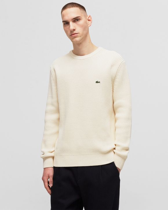 Lacoste discount jumper white