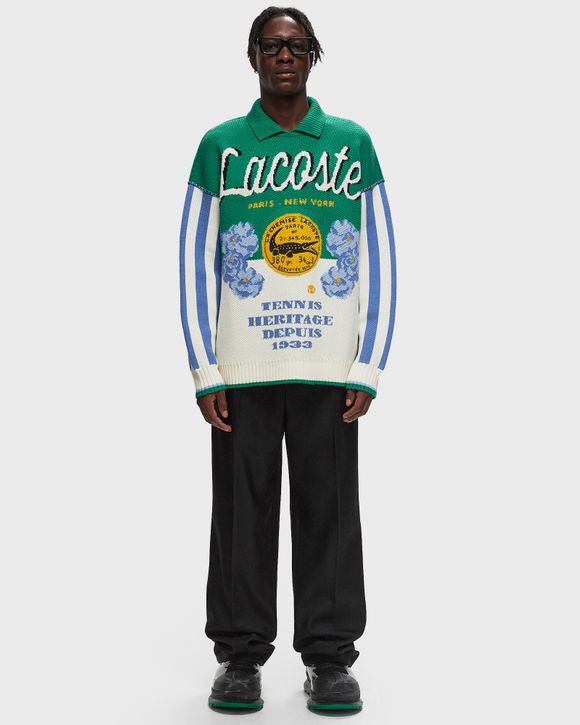 Lacoste Jacquard Sweater Multi BSTN Store