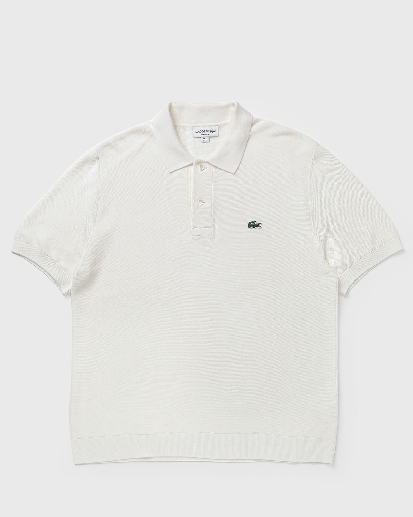 Lacoste Lacoste Classic Fit Knitted Polo Shirt in white