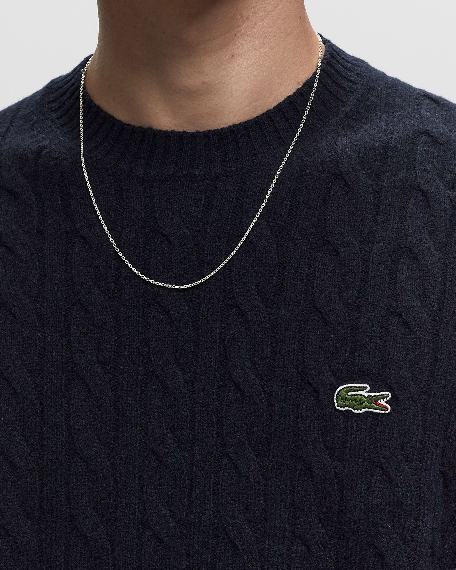 CARDED WOOL CREW NECK SWEATER