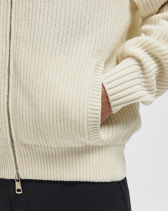 knit zip SWEATER