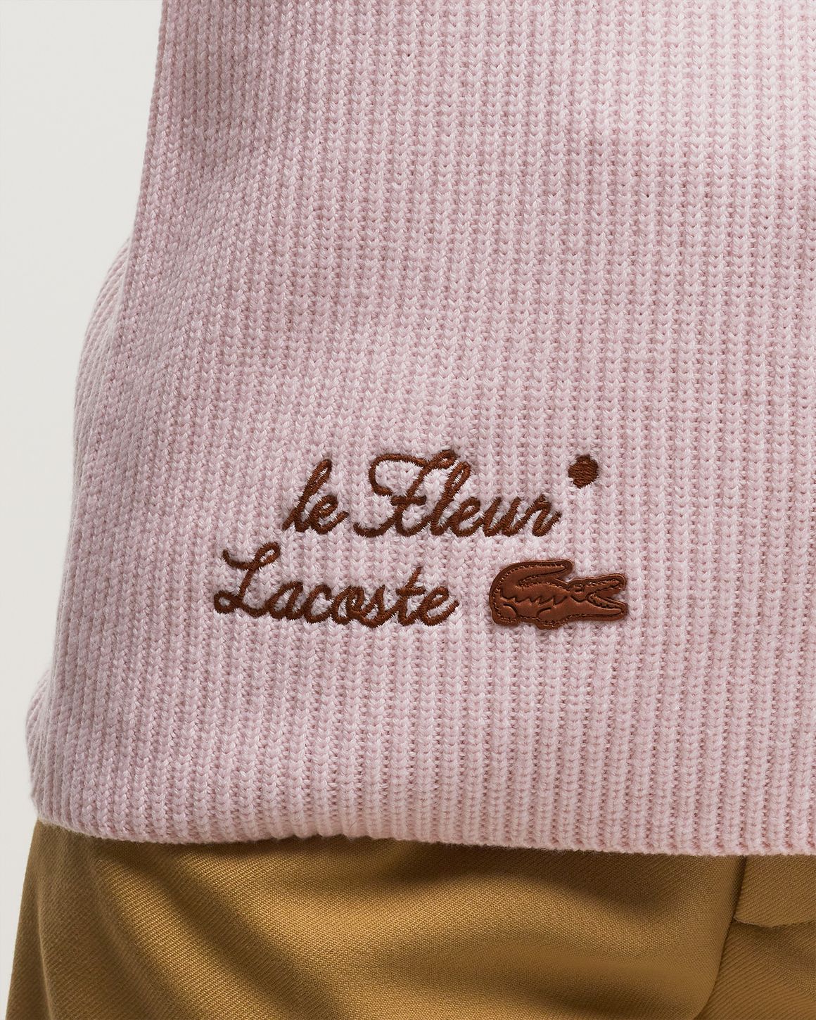 Lacoste X LE FLEUR POLO Beige | BSTN Store Lacoste X LE FLEUR POLO Beige | BSTN Store