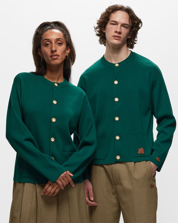 Lacoste green shop cardigan