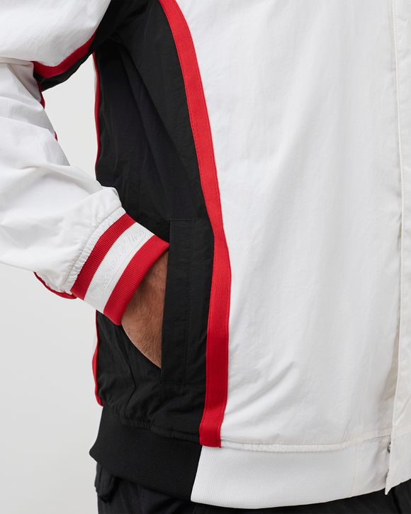 Men's Mitchell & Ness White Chicago Bulls Hardwood Classics Authentic  Warm-Up Full-Snap Jacket