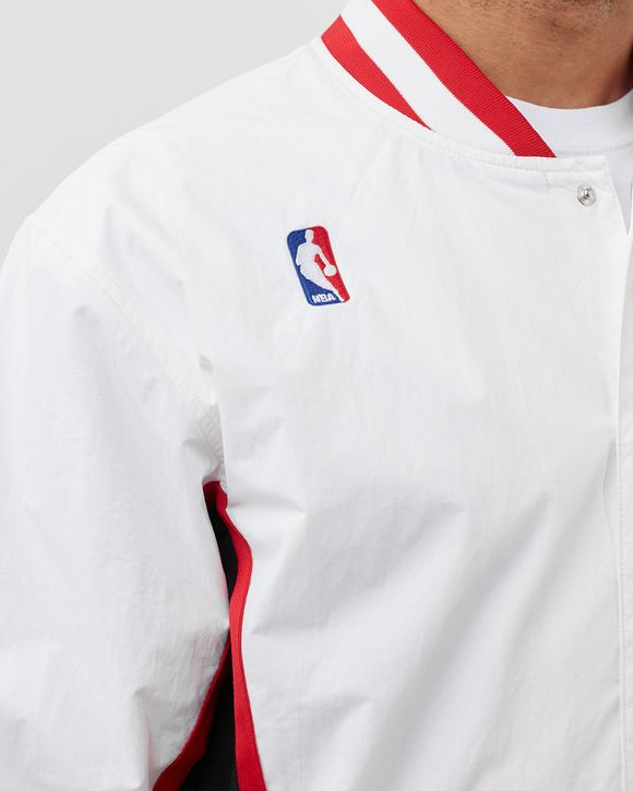 Mitchell & Ness Men's Chicago Bulls Authentic Warm Up Jacket - White