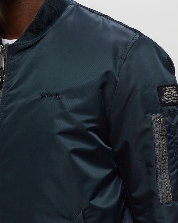 Schott NYC BOMBER JACKET Blue | BSTN Store